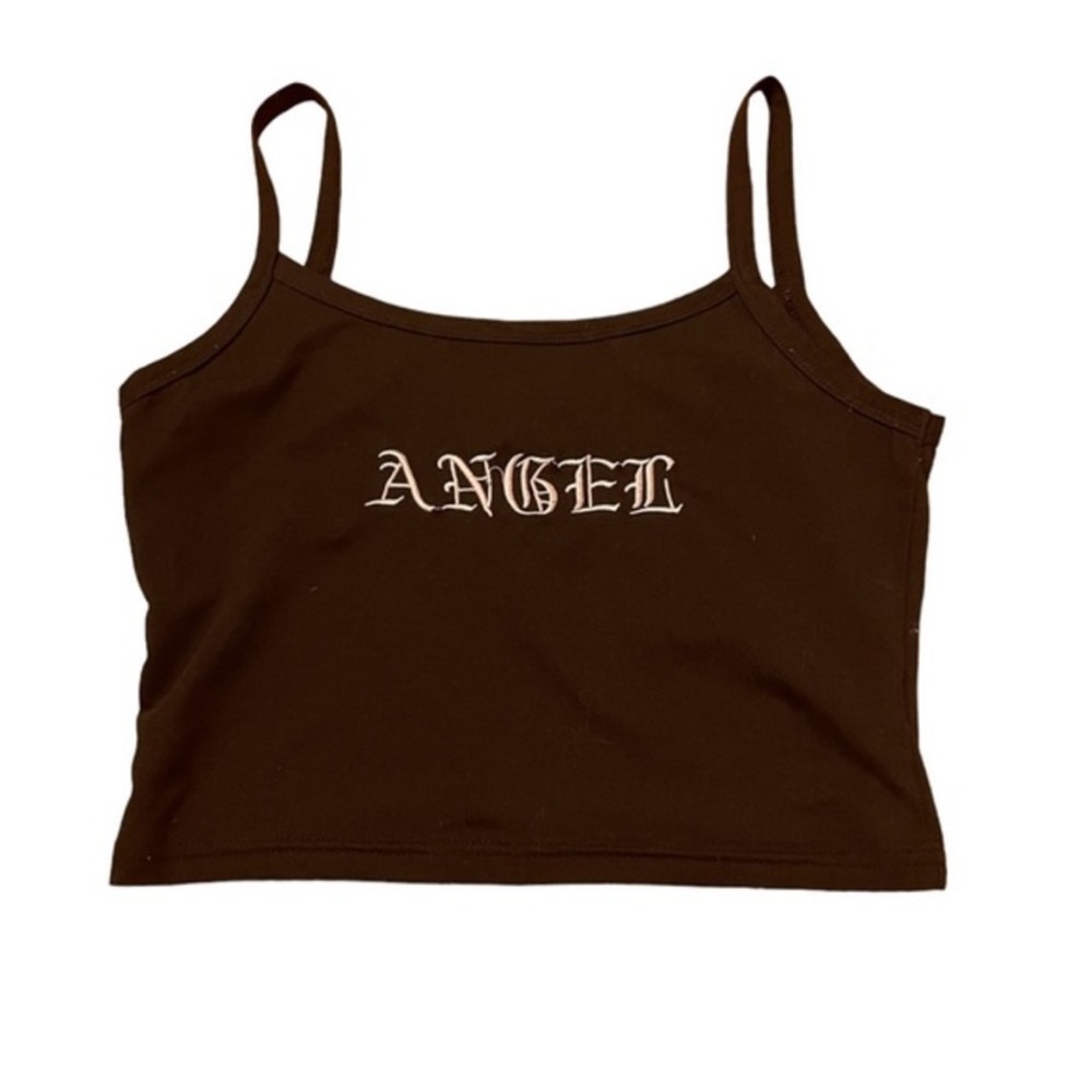 Angel Graphic Women's Crop Top